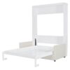 Full Size Murphy Wall Bed With Cushion - White - Image 2