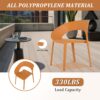 1 Piece Designed Single Chair, UV Resistant, Waterproof And Wear Resistant - Tropical Orange - Image 16