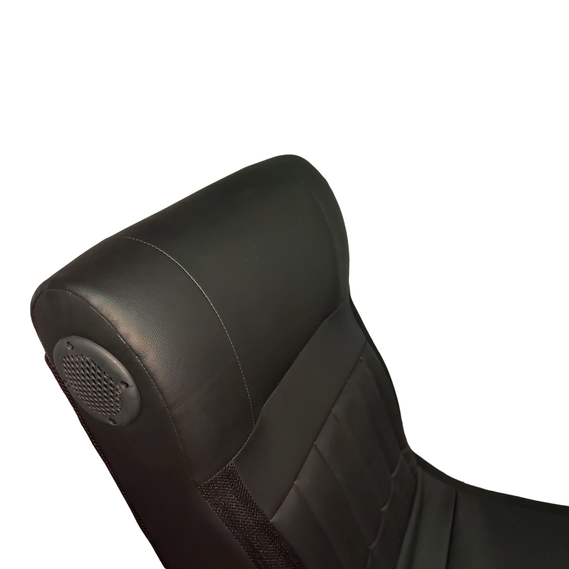 Foldable Gaming Chair With Onboard Speakers, LED Strip Lighting, Bluetooth, Vibration Massage, USB Charging Port - Black - Image 13