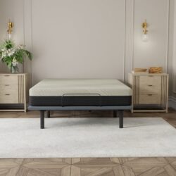 Gel Comfort - 10" California King Medium Firm Mattress - Black / Gray