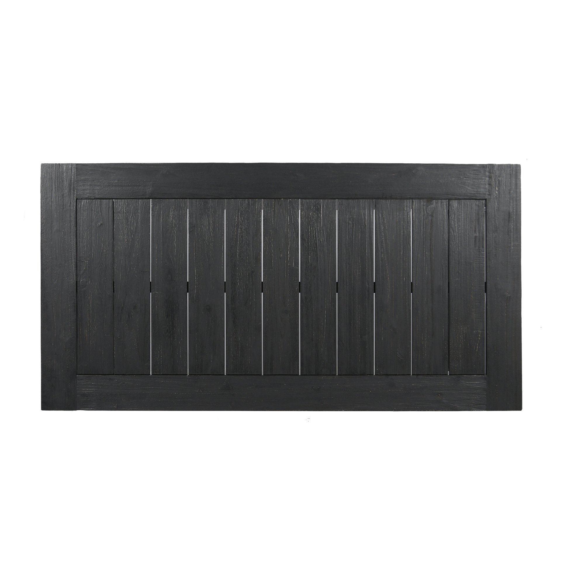 Outdoor 6 Seater Dining Set With Bench - Dark Gray / Light Gray - Image 10