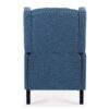 Manual Wing Chair Recliner - Blue - Image 9