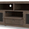 Cosmopolitan - Wide TV Media Stand - Farmhouse Brown - Image 11