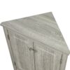 Triangle Bathroom Storage Cabinet With Adjustable Shelves, Freestanding Floor Cabinet For Home Kitchen - Oak - Image 24