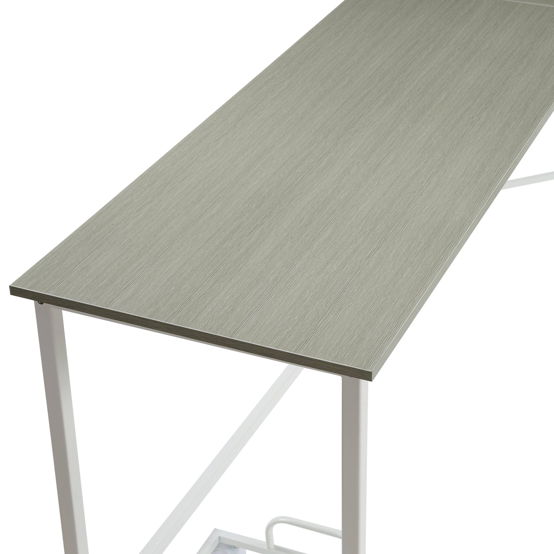 Bambina - Computer Desk - Gray / White - Image 6
