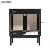 Bathroom Vanity With Soft Closing Mechanism - Black - Image 11