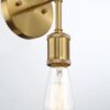 Reverie - Double Lights Bathroom Wall Sconce Over Mirror - Clear / Gold - Image 5