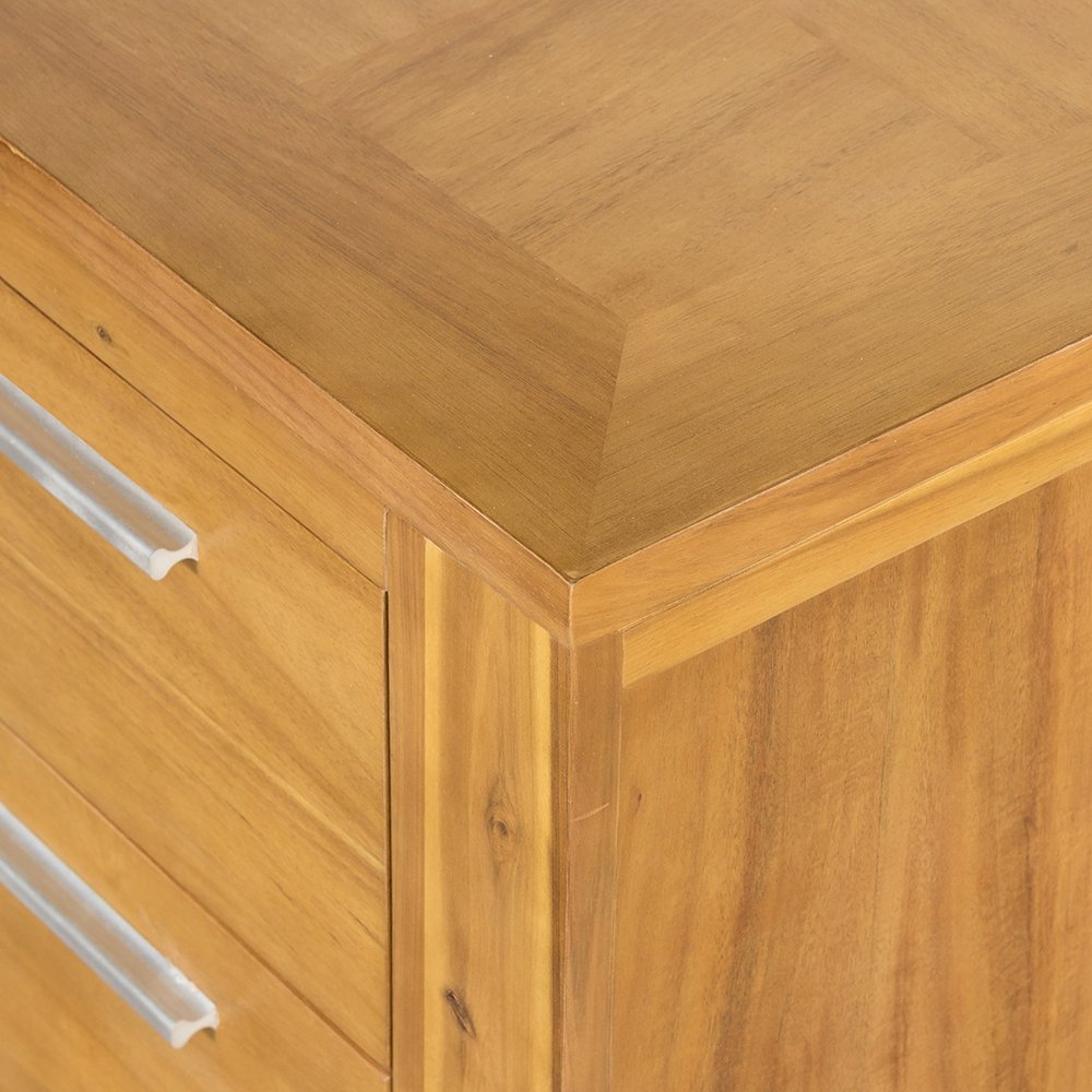 Nightstand - Natural Wood / Brown - Image 7