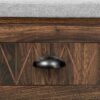 Hall Tree With 6 Hooks And Hinged Lid, Coat Hanger, Entryway Bench, Storage Bench, 3 In 1 Design, For Entrance, Hallway - Brown - Image 15