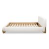 Alpine - Queen Puffy Modern Platform Bed - Ivory White - Image 5