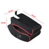 Foldable Gaming Chair With Onboard Speakers, Bluetooth Connection - Black / Red - Image 12