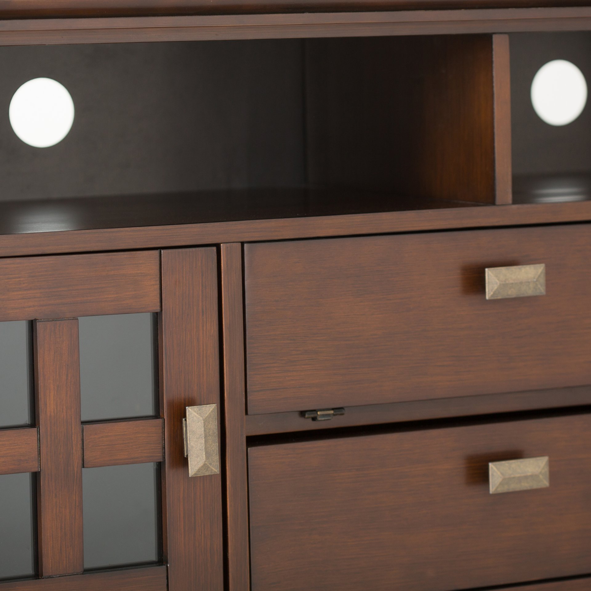 Artisan - TV Media Stand - Russet Brown - Image 4