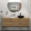 Artistic Vessel Sink With Faucet And Pop Up Drain - Matte Black - Image 6