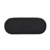 Fuji - Upholstered Oval Storage Bench - Ebony Black - Image 5