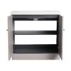 Contemporary Freestanding Bathroom Vanity With White Resin Sink & Soft Close Cabinet Doors - Khaki - Image 13