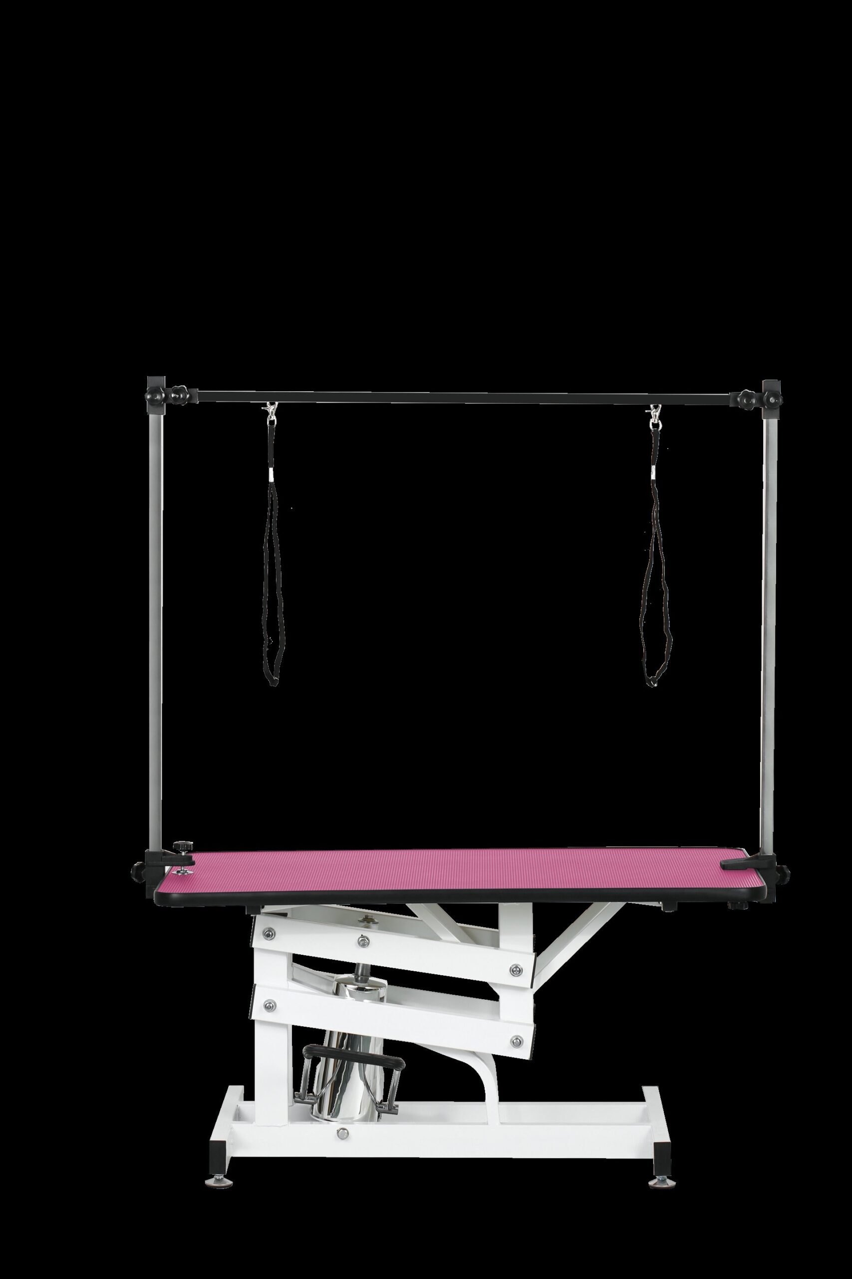 Hydraulic Pet Grooming Table With"H" Arm - Pink - Image 7