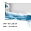 Modern Double Bowl Undermount Sink 60 / 40 Design With 10" Deep Basins In Stainless Steel - White - Image 7