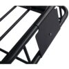 Rooftop Cargo Carrier Basket Universal Fit 64" Steel With Wind Fairing - Black - Image 8