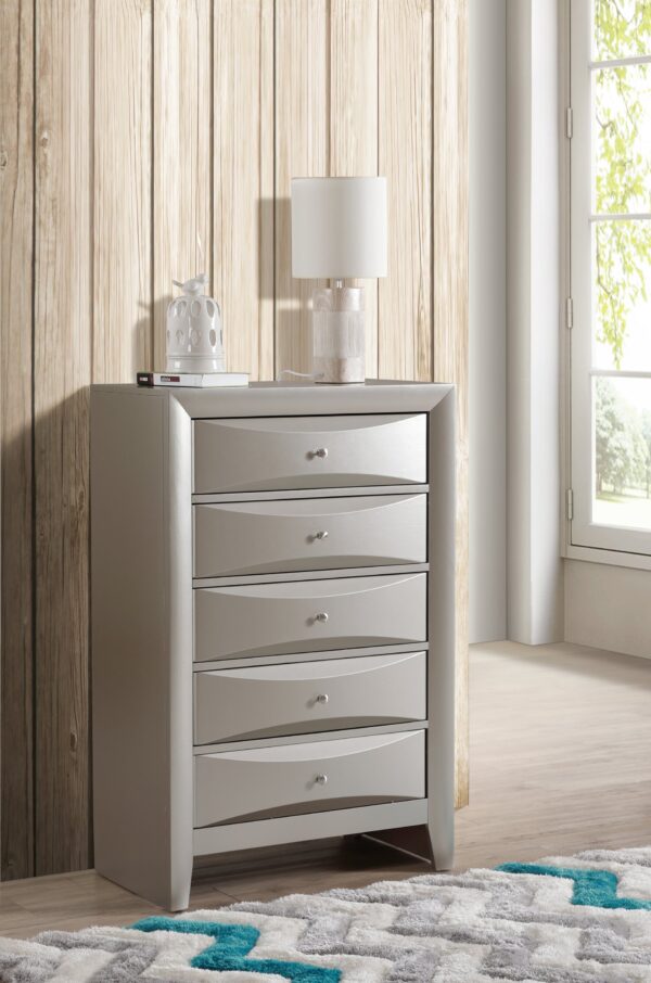 Marilla - Chest - Silver Champagne