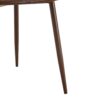 (Set of 4) Backrest AndTransfer Legs Chairs Adding A Touch Of Elegance To Minimalist And Scandinavian Style Homes - Walnut - Image 15