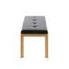 Fuji - Contemporary Bench - Gold / Black - Image 2