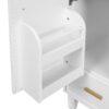 Solid Wood And 24" Bathroom Vanity With Sink, Deep Drawer, Door Shelf, 2 Tier Basket - White - Image 20