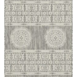 Sunshine - 2'7" X 7'3" Indoor, Outdoor Area Rug - Silver
