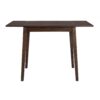 3 Piece Kitchen Dining Set With Drop Leaf Dining Table And 2 Dining Upholstered Chairs, Dining Room Set For Small Places - Brown - Image 20