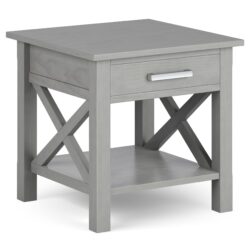 Kitchener - End Table - Fog Gray