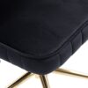 Modern Home Office Desk Chair With Adjustable Height And Swivel Wheels - Black - Image 22