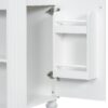 Classic Retro 24" Bathroom Vanity With Sink, Door Shelf, Side Open Storage Frame, Soft Closing Door - White - Image 15