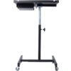 Adjustable Tear Down Work Table With Drawer For Garages, Repair Shops, And Diy, Portable, (4) 2.5" Swivel Casters, 220 Pound Capacity, Rubber Corners, Heavy Duty Steel - Black - Image 17