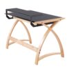 Bentley - Mid-Century Modern Office Desk - Natural / Black - Image 3