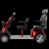 Electric Mobility Recreational Travel Scooter For Adults, Mobility Scooters, 4 Wheel Powered Mobility Scooters - Red - Image 4