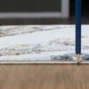 Nova - 2'7" X 7' Polypropylene, Area Rug - Multi / White - Image 2