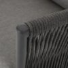 Hanford - Modern Club Chair With Woven Rope Design - Gray - Image 14