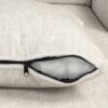 Contemporary U Shaped Sectional Sofa With Movable Storage Ottoman - White - Image 21