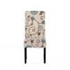 Contemporary Dining Chair Set With Rubberwood Legs - White / Blue - Image 7