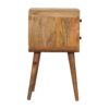 Mini Curved Nightstand - Oak - Image 6