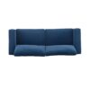 Modern Square Arm Sofa With Soft Velvet Upholstery, Deep Cushions, Sturdy Legs - Navy Blue - Image 13