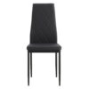 Modern 5 Piece Dining Table Set With Glass Top And Chairs - Black - Image 8
