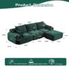 Compressed Sofa, Large Sectional Couches For Living Room, - Green - Image 3