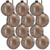 Christmas Ball Ornaments, Decorative Hanging Ball Christmas Tree Ornaments For Holiday Party Decorations (Set of 12) - Gold - Image 2