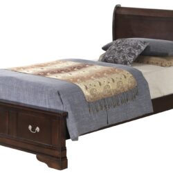 Louis Phillipe - Twin Panel Storage Bed - Cappuccino