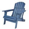 Oversize Outdoor Folding Adirondack Chair, Patio Chair For Garden Backyard Porch Pool Deck Firepit - Blue - Image 7