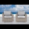 Patio Chair With Cushions (Set of 2) - Gray Mix - Image 2