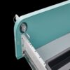 Simple Style 3 Drawer Mobile File Cabinet Under Desk Office Storage - White / Green - Image 9