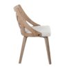Charlotte - Farmhouse Chair (Set of 2) - White Washed / Cream - Image 4