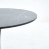 Tulip Special Dining Table, Black Marble Color Top, MDF Dining Table - Black - Image 9