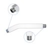 Elegant 6" Shower Arm With Flange, Stainless Steel Construction For Rain Shower Heads - Chrome - Image 10